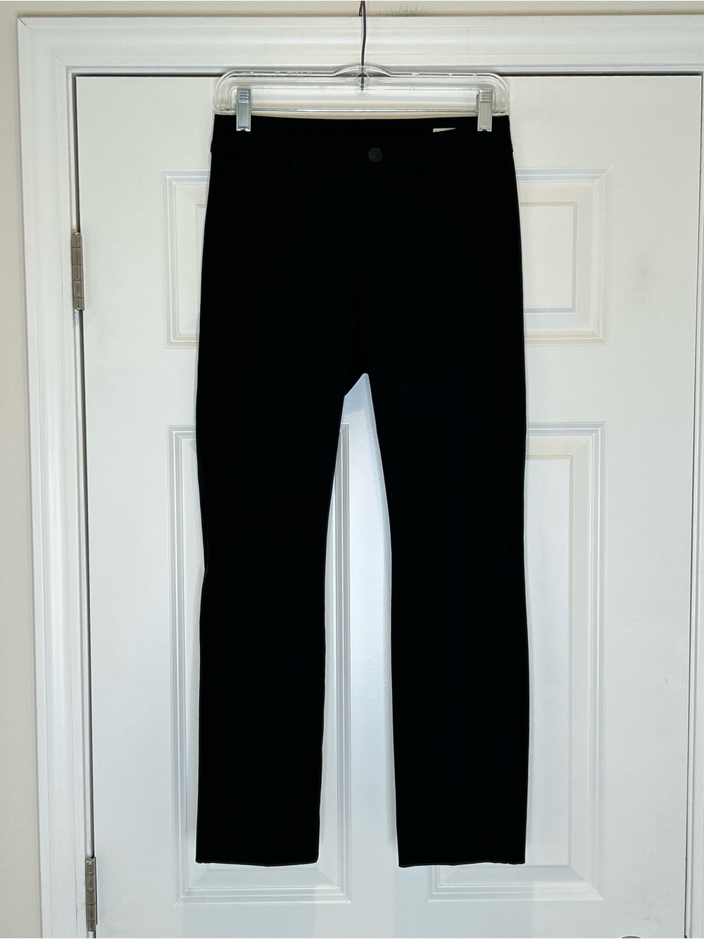 AYR Black Straight-Leg Pants Size 25 Ankle Length